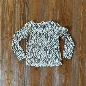 H&M | Leopard Print Long Sleeve Top
